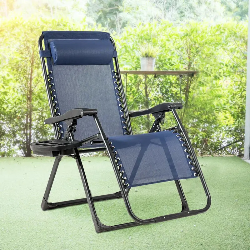 Zero-Gravity Recliner Chair â€?500-Lb Capacity Oversized Lounge with Cup Holder