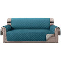 Sanmadrola 100% Waterproof Sofa Cover Machine Washable Couch Cover Non Slip Furniture Protector Slipcover for Dogs, Children, Pets, Sofa size, Aqua
