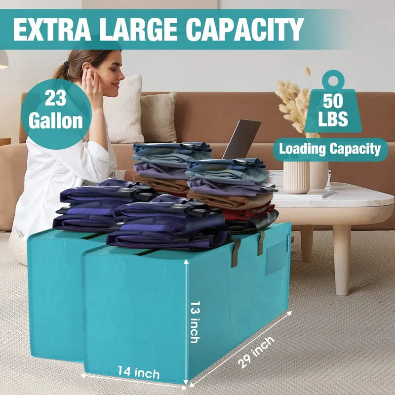 WORKPRO 6-Pack Extra-Large Moving & Storage Tote Bags â€?Zippered, Backpack Straps, Pink Ribbon