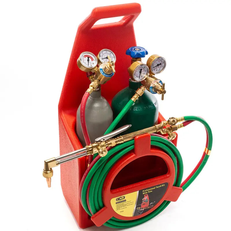 XtremepowerUS Victor-Style Oxy-Acetylene Welding Torch with Regulator Set