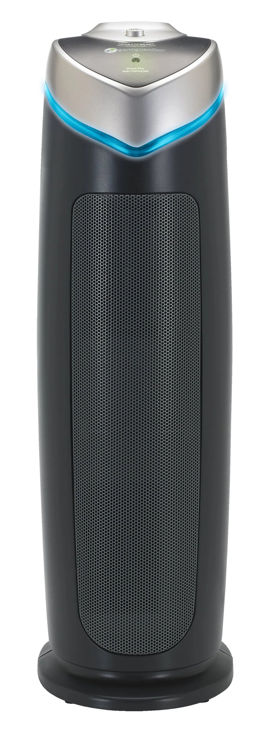 Germ Guardian Tower Air Purifier with HEPA Filter and UV - C Light Sanitizer, Gray, AC4825E