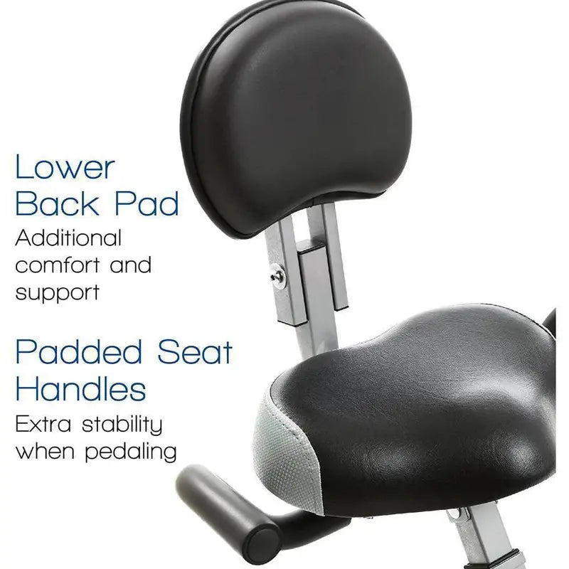 XTERRA FB350 Folding Exercise Bike â€?Silver Frame, Magnetic Resistance & Space-Saving Home Fitness