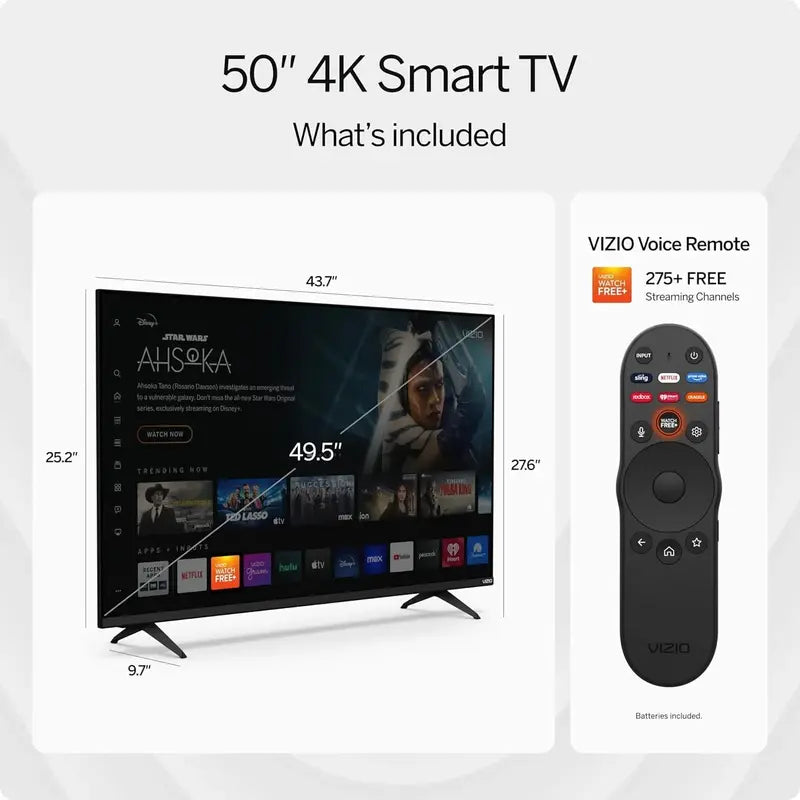 VIZIO 50â€?4K HDR Smart LED TV â€?Full-Array Local Dimming