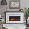 Real Flame Cravenhall Electric Landscape Fireplace ,White