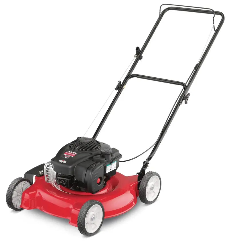 Yard Machines 20-Inch 125cc Push Mower â€?Walk-Behind Lawn Cutter with Side-Discharge Function