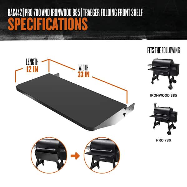 Pro 780 Wifi Pellet Grill and Smoker in Black
