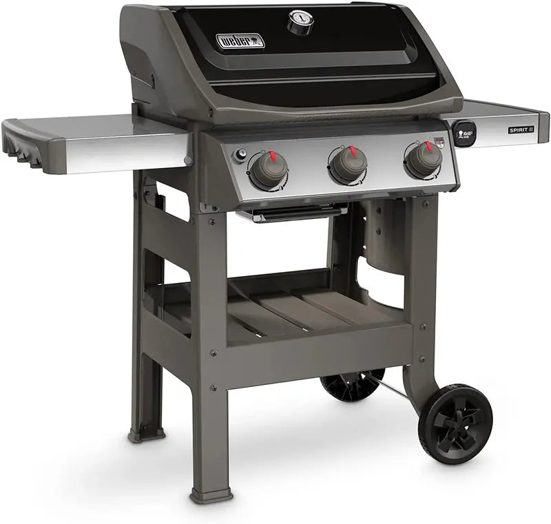 Weber Spirit II E-310 Propane Grill â€?3-Burner, Black Finish, Reliable Gas Grilling Performance
