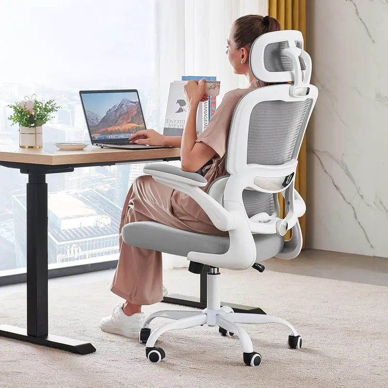 TRALT Ergonomic Office Chair â€?Heavy-Duty 330 lb Capacity Home or Gaming Seat with 360° Casters