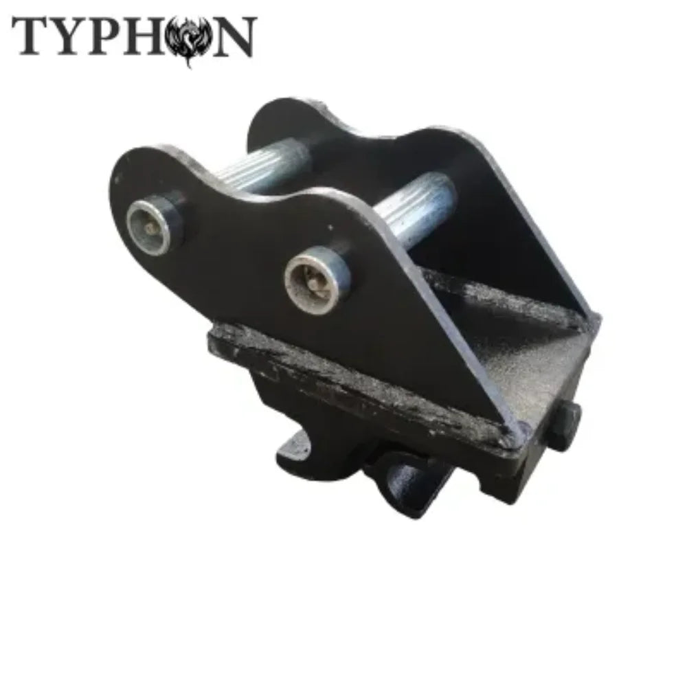 TYPHON 10 - in - 1 Mini Excavator Attachment Bundle - Quick Coupler, Buckets, Rake, Ripper, Auger, Grapple, Tilt Bucket & Hydraulic Hammer - Fits 0.6 - 2 Ton Excavators, Heavy - Duty Tools Kit