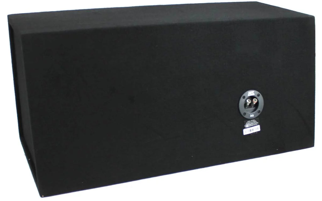 MTX 12 Dual Loaded Car Subwoofer w/Sub Box. Amplifier. & QPower Wiring Kit