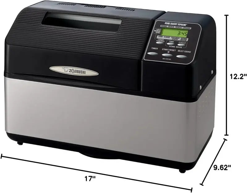 Zojirushi Home Bakery Supreme Breadmaker â€?Fully Programmable Loaf Maker with Multiple Crust Settings & Delay Timer