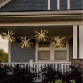 Hanging Starburst 48 Light Solar Net Lights The Holiday Aisle