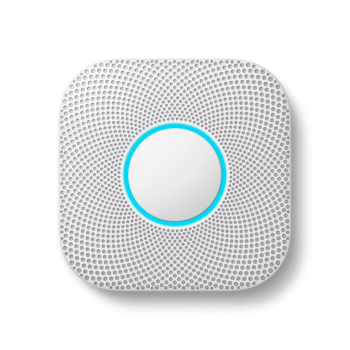 Google - Nest Protect 2nd Generation (Battery) Smart Smoke/Carbon Monoxide Alarm - White