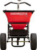 Walk-Behind Push Spreader â€?100 lb Capacity, Salt & Ice Melt Distributor with Gearbox Protection & Cover