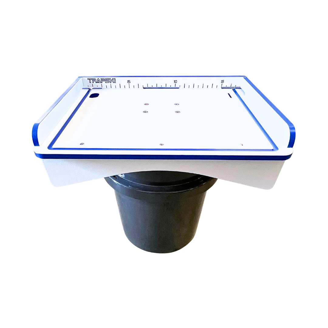 Premium Rod Mount 18" or 33" Raised Fillet Table â€?3-in-1 Bait & Fish Station | Fits Rod Holders, Buckets & Flat Surfaces | Marine-Grade HDPE | Ruler, Juice Groove, Knife & Tool Slots