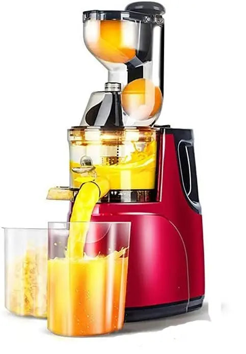 Wide-Feed Electric Juicer for Whole Fruits â€?Fast Cold-Press Extraction