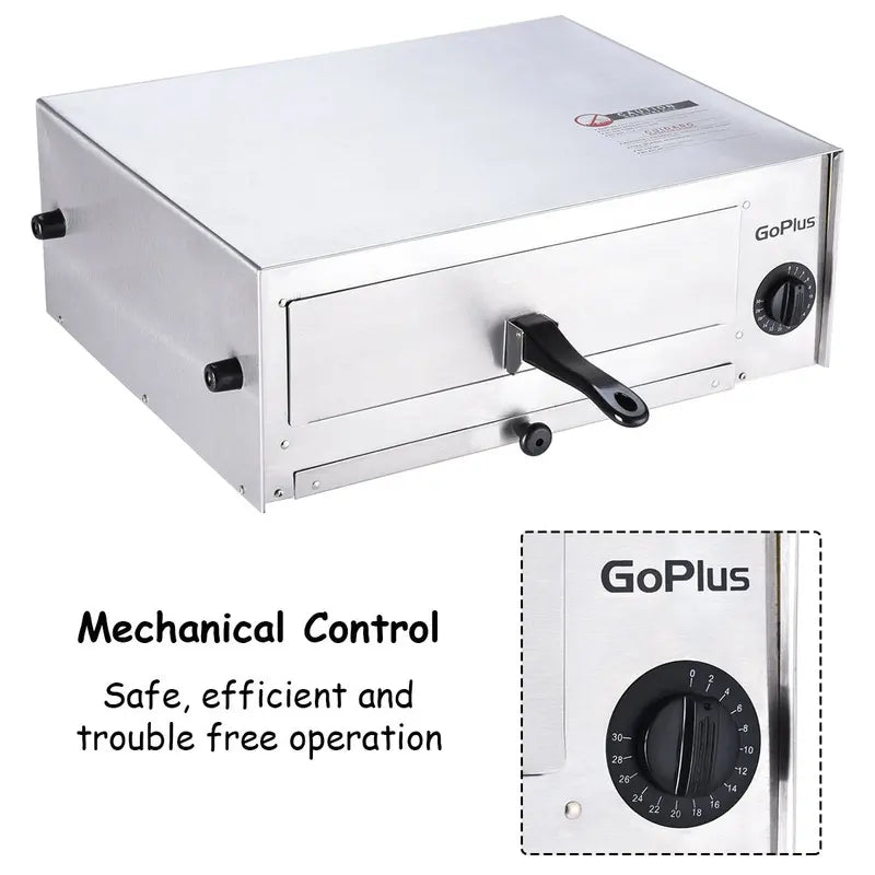 Stainless Steel Pizza Oven â€?Commercial-Grade Countertop Baker for Restaurants and Kitchens