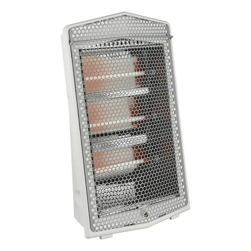Midea 1500W Quartz Electric Space Heater, Msh20q3aww, White, Size: 8.25 Large x 12W x 22 H
