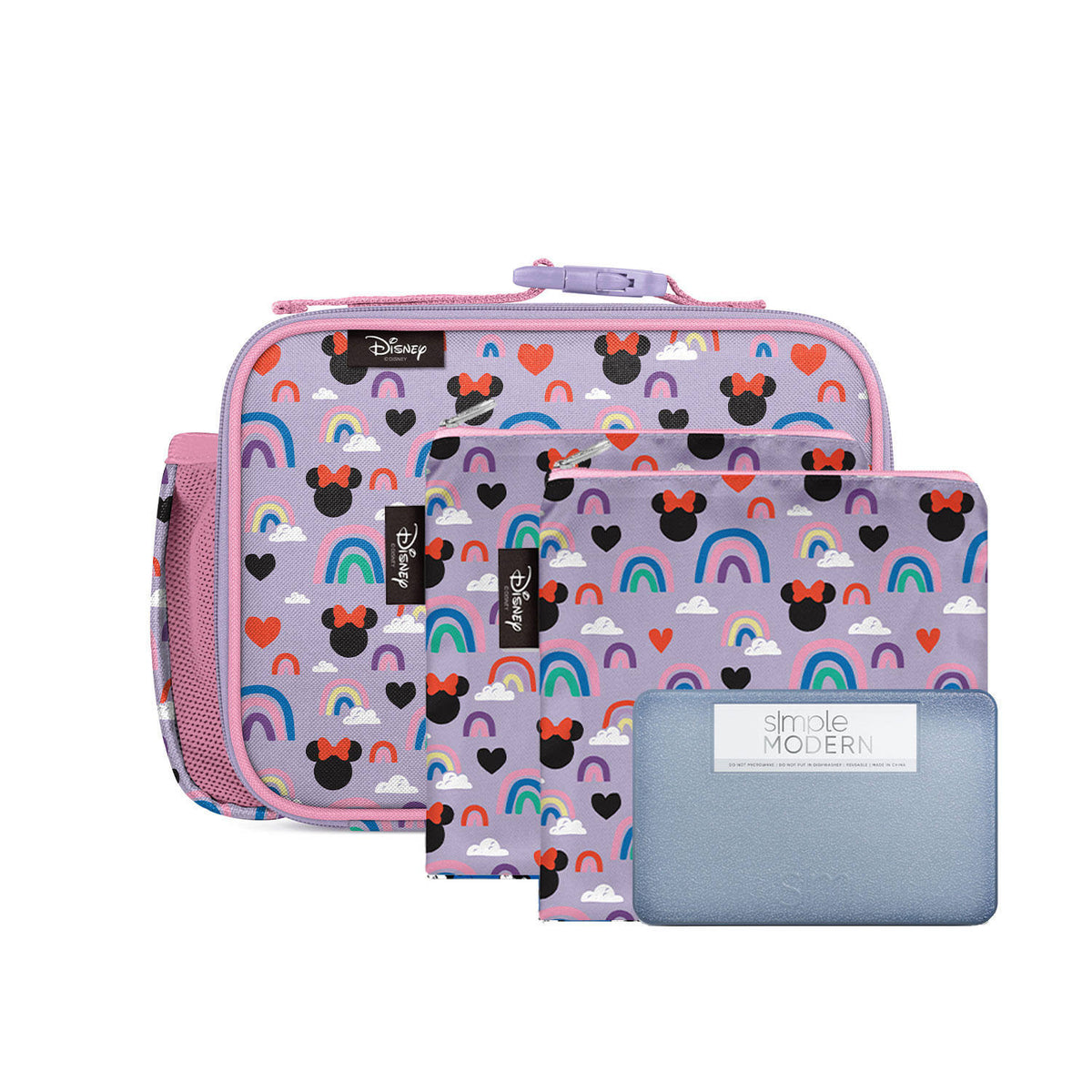 Simple Modern Disney Hadley 4 Piece Lunchbox Set (Minnie Mouse)