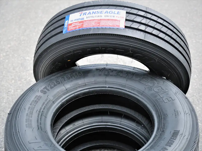 Transeagle ST Radial Trailer Tires â€?ST225/75R15 Load Range G (14-Ply), Set of 4