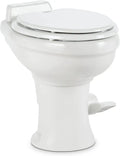 Standard-Height RV Toilet â€?320 Series, White Ceramic Design