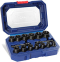 WORKPRO Impact Bolt & Nut Remover Set â€?15-Piece Ratcheting Removal Tool Kit