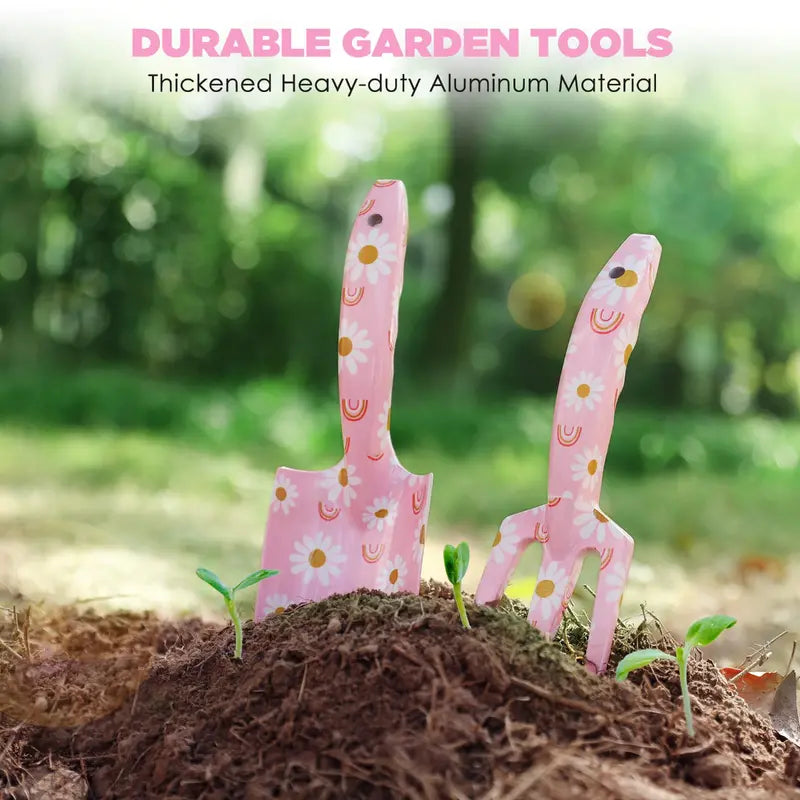 WORKPRO 4-Piece Aluminum Garden Tool Kit â€?Lightweight & Rust-Resistant Design