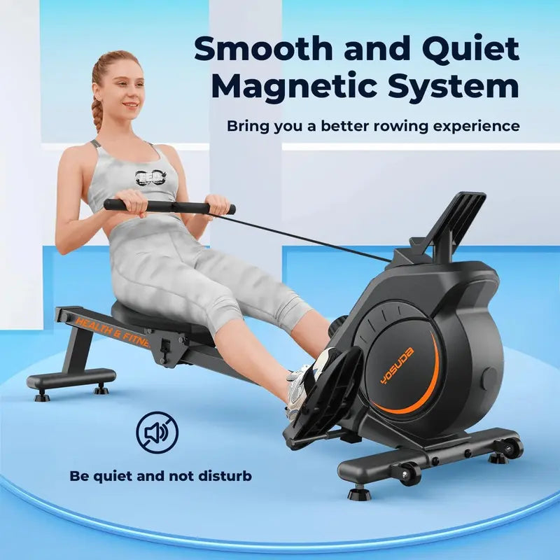 YOSUDA Magnetic Resistance Rowing Machine â€?350 LB Max User Weight