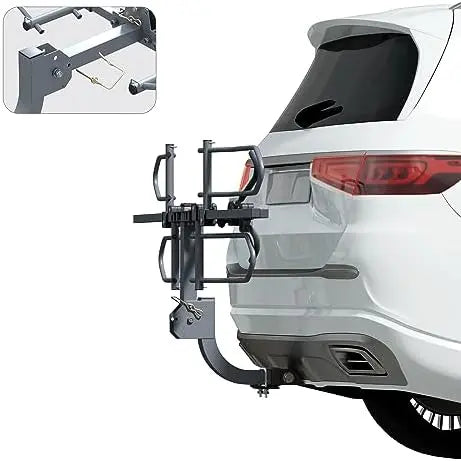 WILDROAD 2-Bike Hitch Rack, Wobble-Free Smart Tilting, Foldable, 180 lbs Capacity, Fits 2â€?Receiver, E-Bike & Fat Tire Compatible
