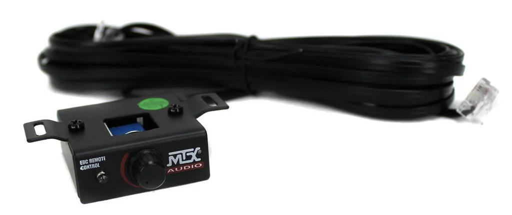 MTX 12 Dual Loaded Car Subwoofer w/Sub Box. Amplifier. & QPower Wiring Kit