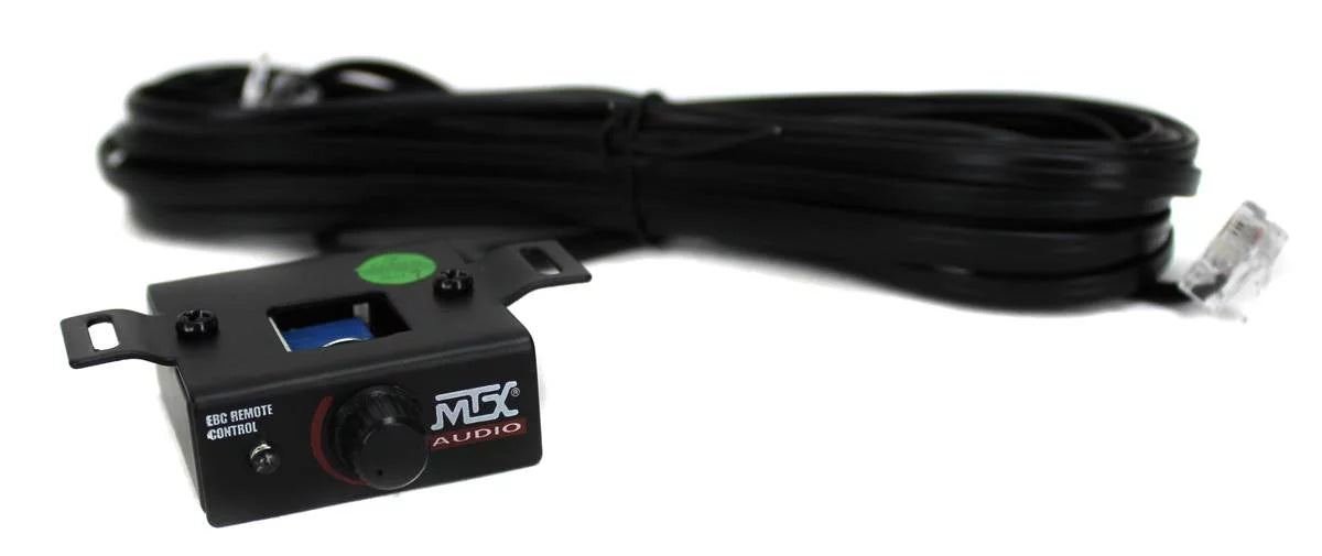 MTX 12 Dual Loaded Car Subwoofer w/Sub Box. Amplifier. & QPower Wiring Kit