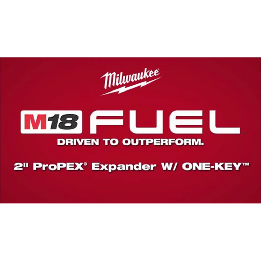 Milwaukee Tool M18 FUEL 2" Propex Expander Kit W/ ONE - KEY with 1 1/4" - 2" Expander Heads