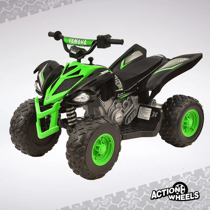Yamaha 12V Raptor ATV Ride-On â€?Kids' Powered Vehicle (Ages 3+), 5 MPH Max Speed