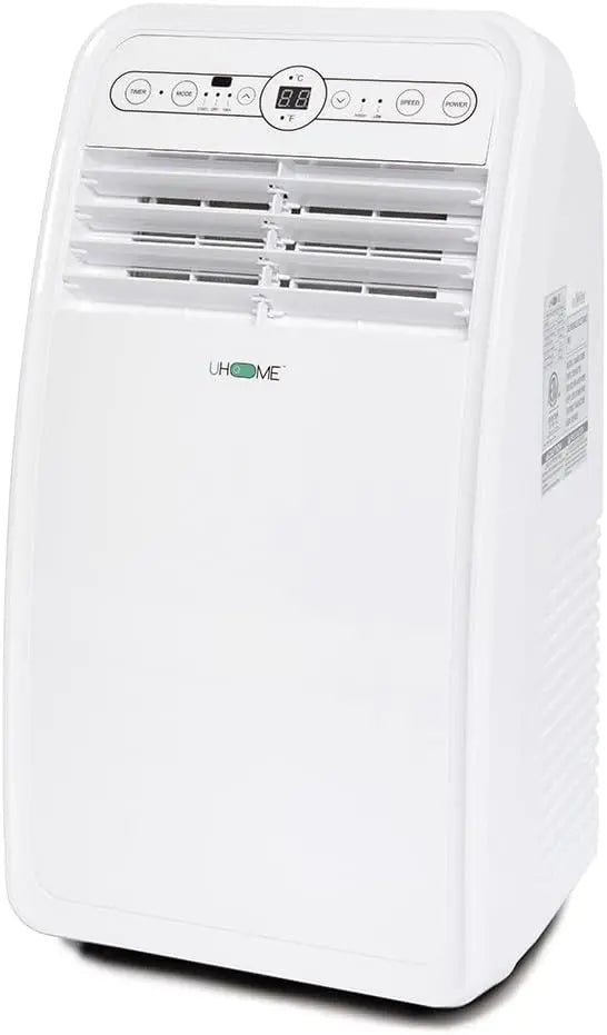 Uhome 8000 BTU Portable Air Conditioner â€?Compact 3-in-1 Cooling, Dehumidifying & Fan Unit with Remote and Window Kit