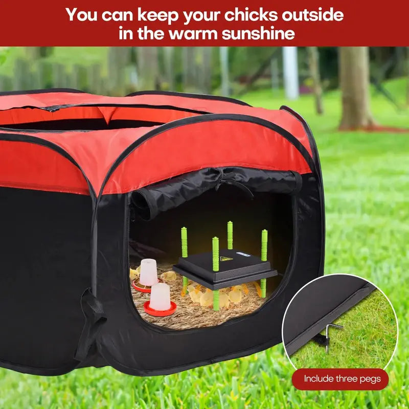 Tetuga Chick Brooder Box â€?Insulated Starter Kit for Newborn Chicks & Poults