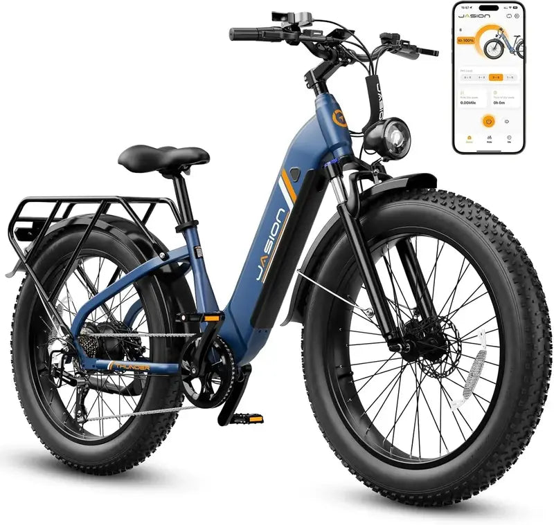 Thunder 1500W Electric Fat-Tire Bike â€?30+ MPH Top Speed, 80-Mile Range, Hydraulic Disc Brakes
