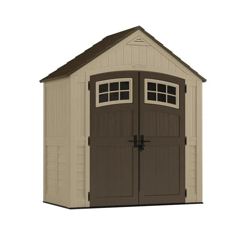 Sutton Outdoor Resin Shed â€?7.5 ft Wide x 4 ft Deep