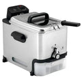 Ultimate Stainless Steel Deep Fryer â€?3.5L Oil Capacity, 2.6 lb Food Load, Includes Basket & Safety Features