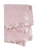 Little Giraffe - Chenille Baby Blanket - Dusty Pink