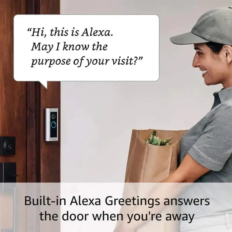 Video Doorbell Pro 2 â€?HD Video, Motion Detection, Two-Way Audio, Night Vision Security Camera