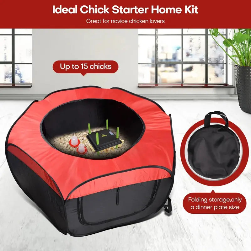 Tetuga Chick Brooder Box â€?Insulated Starter Kit for Newborn Chicks & Poults