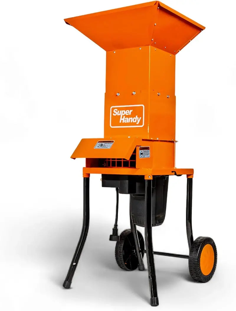 SuperHandy 15-Amp Electric Leaf Shredder â€?Steel Build, 11â€?Blades, 0.5â€?Feed Capacity