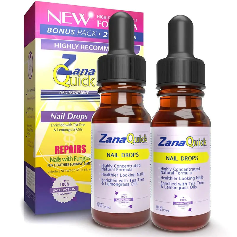 ZanaQuick Toenail Fungus Treatment Drops â€?2 Pack â€?Nail Fungus Treatment For Toenail Remedy, Powerful Nail Fungus Treatment For Fingernail & Toenail