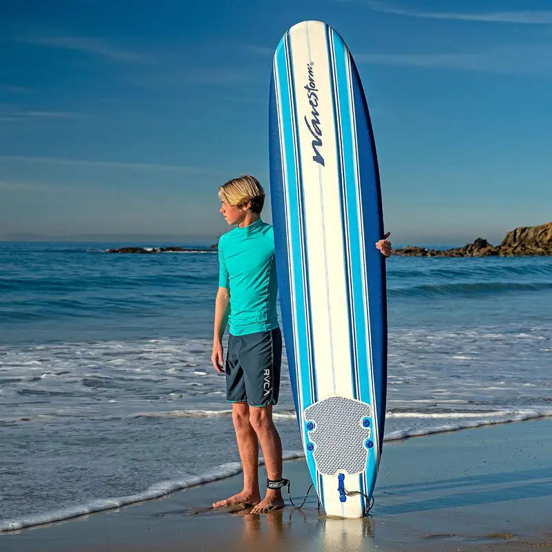 Wavestorm 8-Foot Soft-Top Surfboard â€?Foam-Cored Longboard for Beginners & All Skill Levels