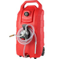 VEVOR 16 Gallon Portable Fuel Caddy with 6â€?Wheels & Metal Hose for Gasoline/Diesel