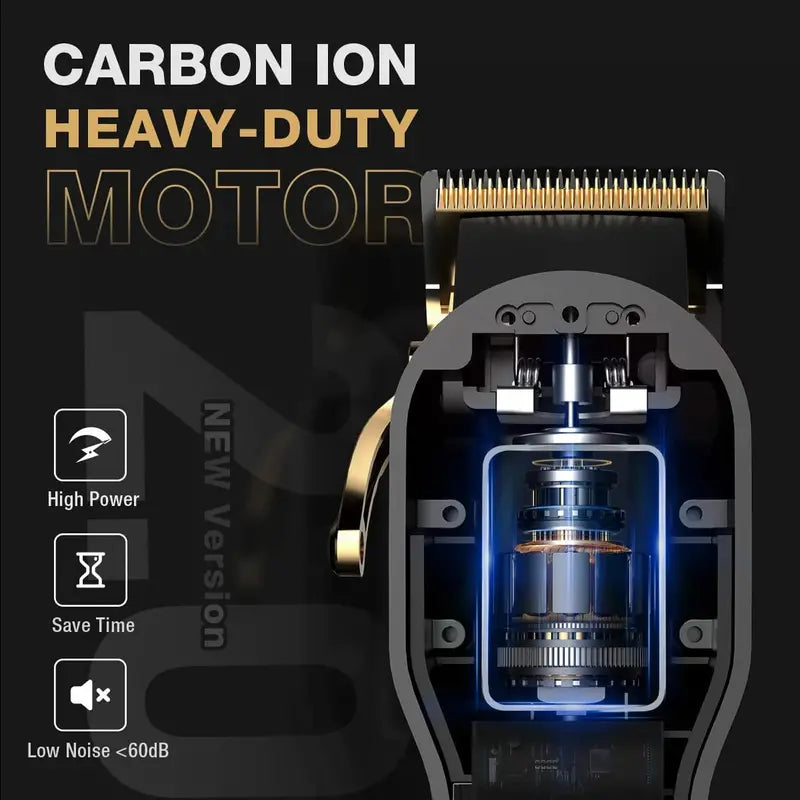 SUPRENT PRO Cordless Hair Clipper Set for Men â€?Precision Cutting System
