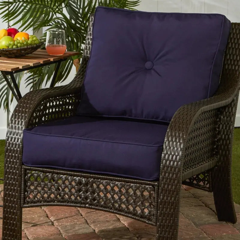 Sunbrella Premium Deep-Seat Outdoor Cushion Set â€?2-Piece Weather-Resistant Patio Upgrade