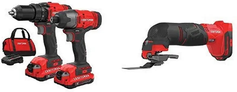 V20 MAX Dual-Tool Combo Kit â€?Cordless Drill + Impact Driver with 2 Batteries & Fast Charger (CMCK200C2AM)