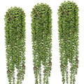 3 Pcs String of Pearls Plant Artificial Hanging Succulents Plants for Home Garden Decor (pots Not Included)