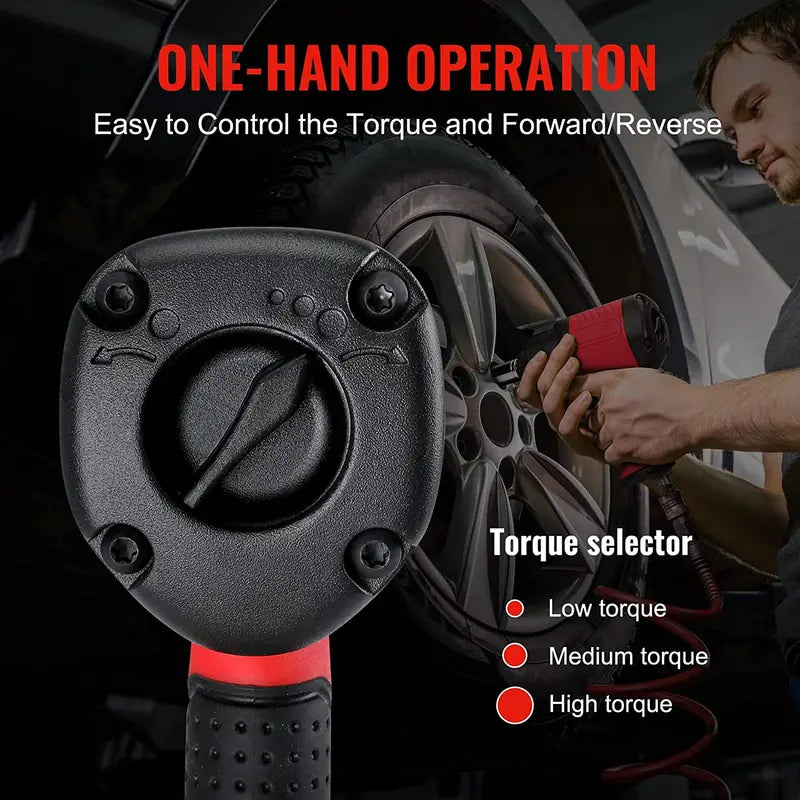 WORKPRO 1/2â€?Air Impact Wrench for Automotive Tire Changes & Mechanical Repairs